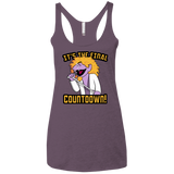 T-Shirts Vintage Purple / X-Small The Final Countdown Women's Triblend Racerback Tank