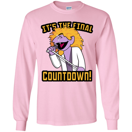 T-Shirts Light Pink / YS The Final Countdown Youth Long Sleeve T-Shirt