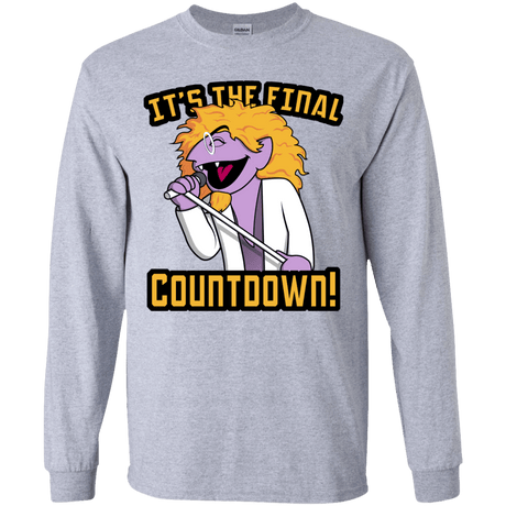 T-Shirts Sport Grey / YS The Final Countdown Youth Long Sleeve T-Shirt