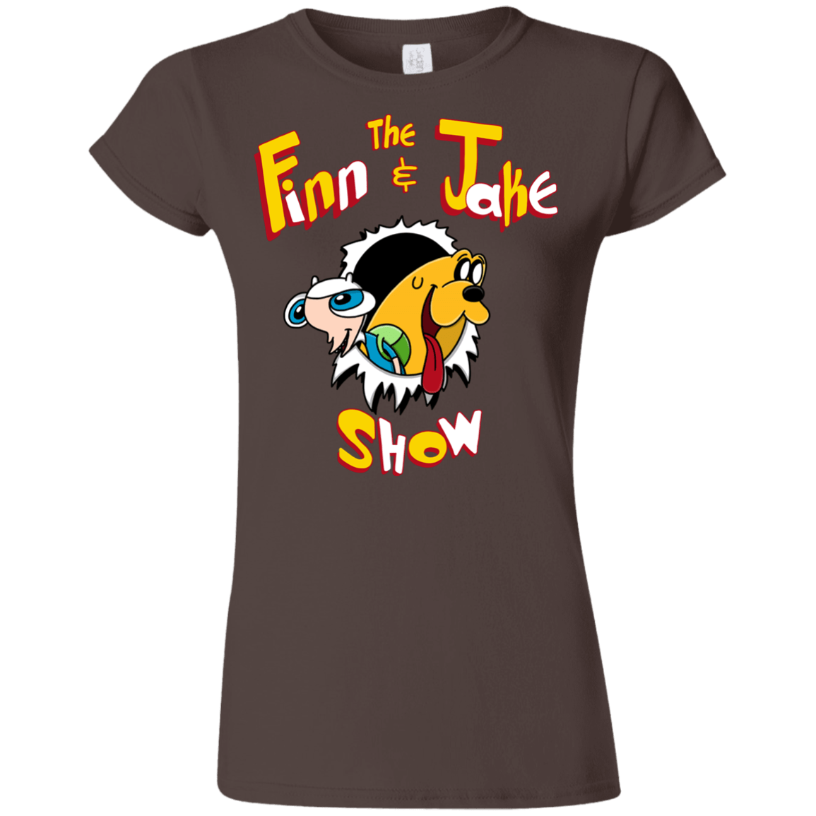 The Finn and Jake Show Junior Slimmer-Fit T-Shirt