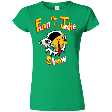 The Finn and Jake Show Junior Slimmer-Fit T-Shirt