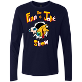 T-Shirts Midnight Navy / S The Finn and Jake Show Men's Premium Long Sleeve
