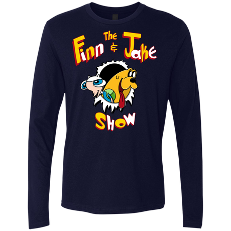 T-Shirts Midnight Navy / S The Finn and Jake Show Men's Premium Long Sleeve