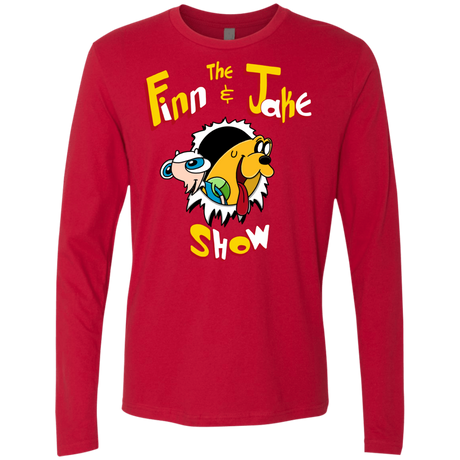 T-Shirts Red / S The Finn and Jake Show Men's Premium Long Sleeve