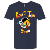 T-Shirts Midnight Navy / X-Small The Finn and Jake Show Men's Premium V-Neck