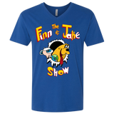 T-Shirts Royal / X-Small The Finn and Jake Show Men's Premium V-Neck
