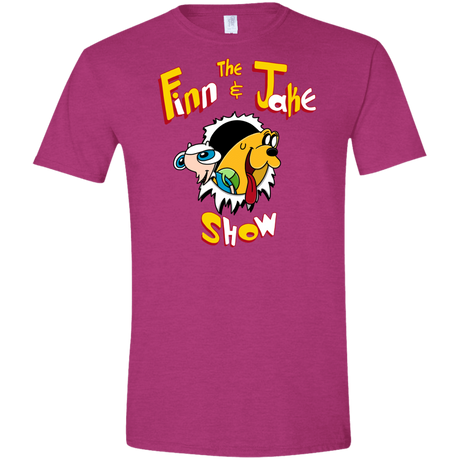 T-Shirts Antique Heliconia / S The Finn and Jake Show Men's Semi-Fitted Softstyle