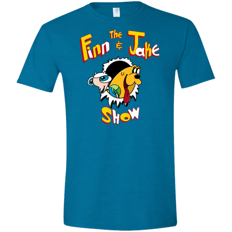 T-Shirts Antique Sapphire / S The Finn and Jake Show Men's Semi-Fitted Softstyle