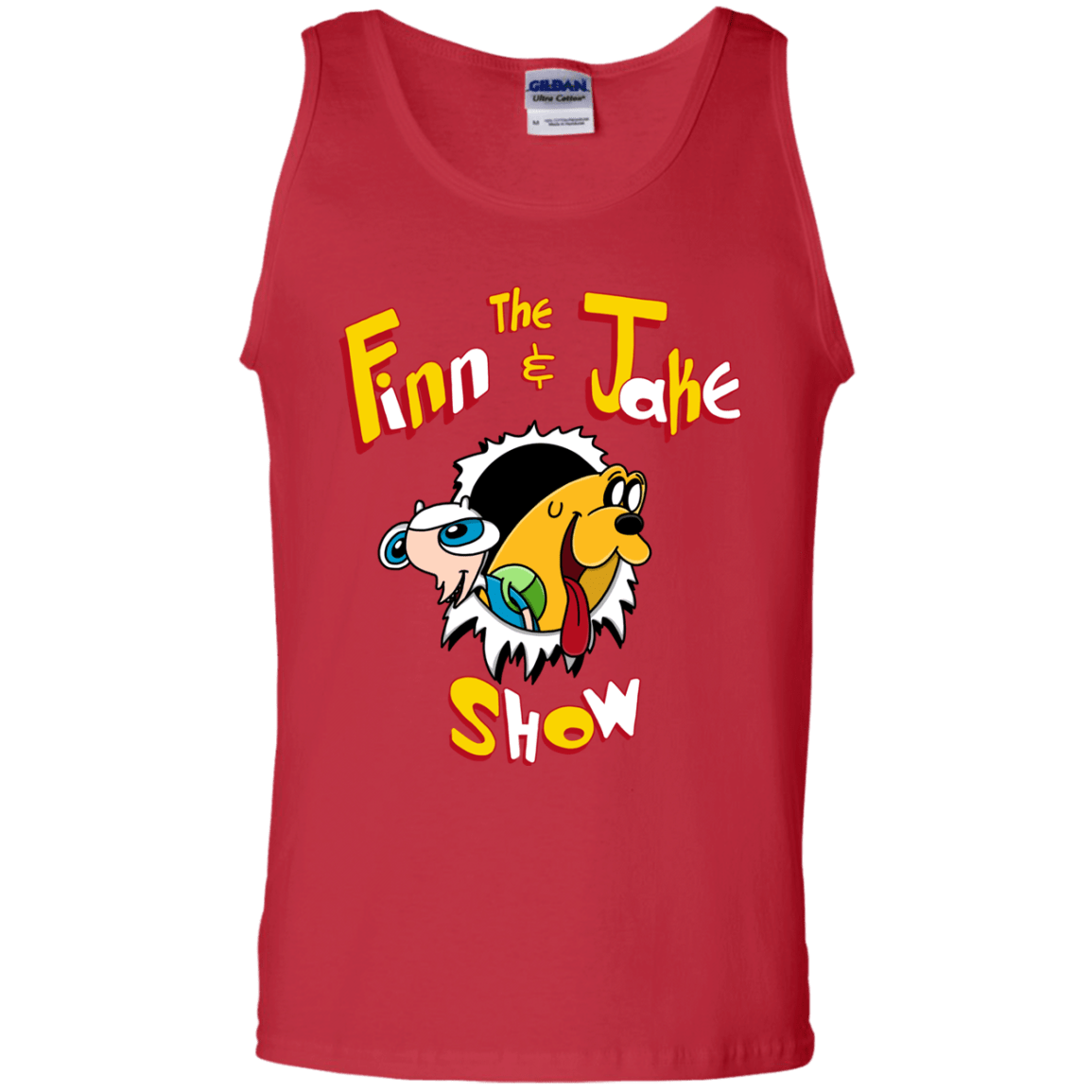 T-Shirts Red / S The Finn and Jake Show Men's Tank Top
