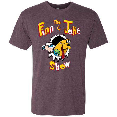 T-Shirts Vintage Purple / S The Finn and Jake Show Men's Triblend T-Shirt