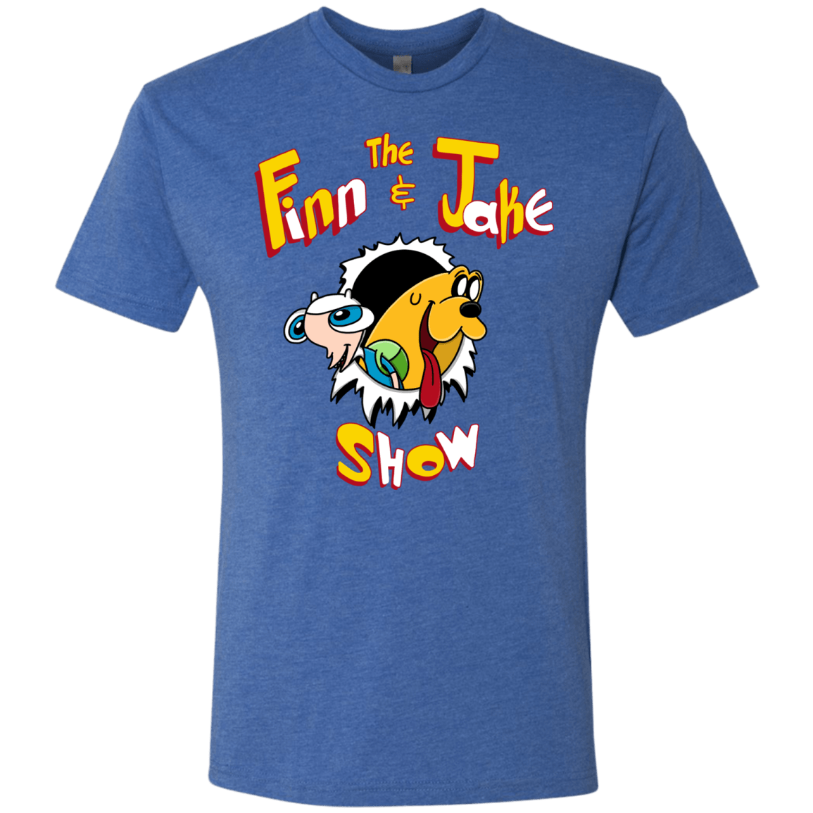T-Shirts Vintage Royal / S The Finn and Jake Show Men's Triblend T-Shirt