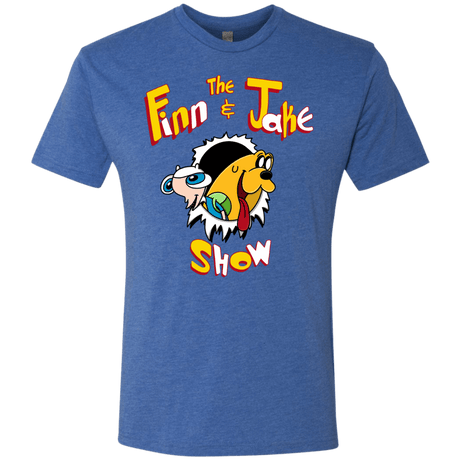 T-Shirts Vintage Royal / S The Finn and Jake Show Men's Triblend T-Shirt