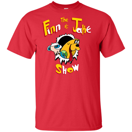 T-Shirts Red / XLT The Finn and Jake Show Tall T-Shirt