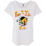 T-Shirts Heather White / X-Small The Finn and Jake Show Triblend Dolman Sleeve