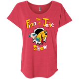 T-Shirts Vintage Red / X-Small The Finn and Jake Show Triblend Dolman Sleeve