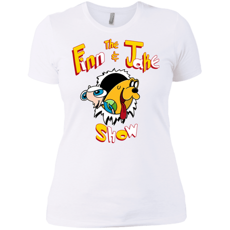 T-Shirts White / X-Small The Finn and Jake Show Women's Premium T-Shirt