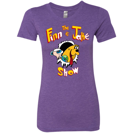 The Finn and Jake Show Women's Triblend T-Shirt