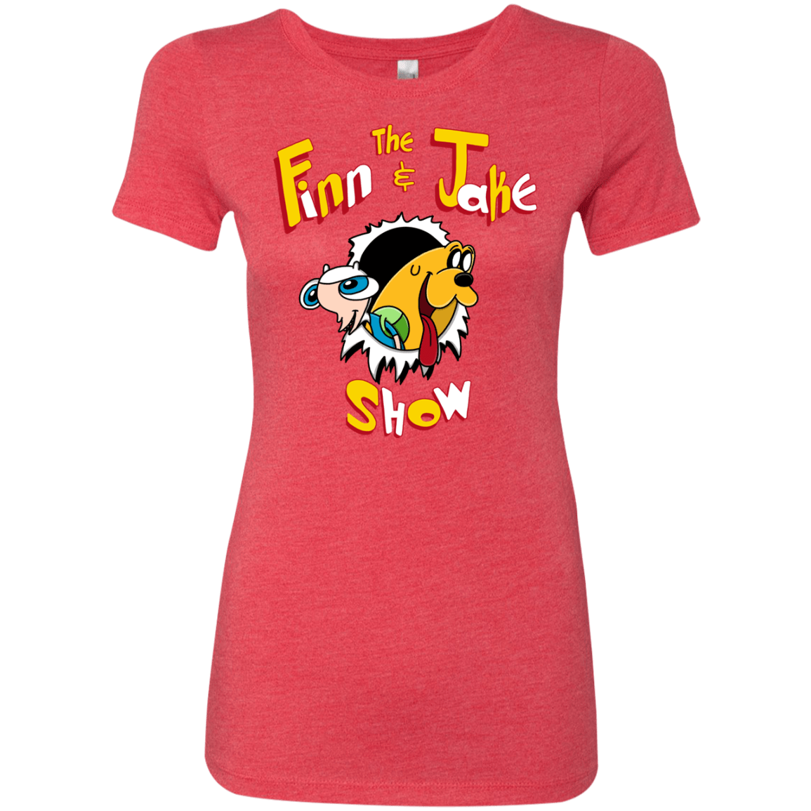 The Finn and Jake Show Women's Triblend T-Shirt