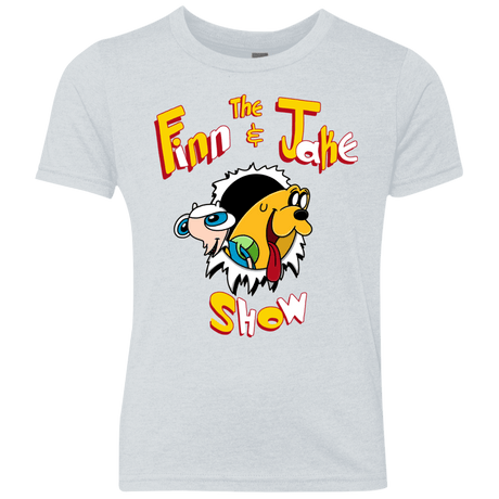 The Finn and Jake Show Youth Triblend T-Shirt