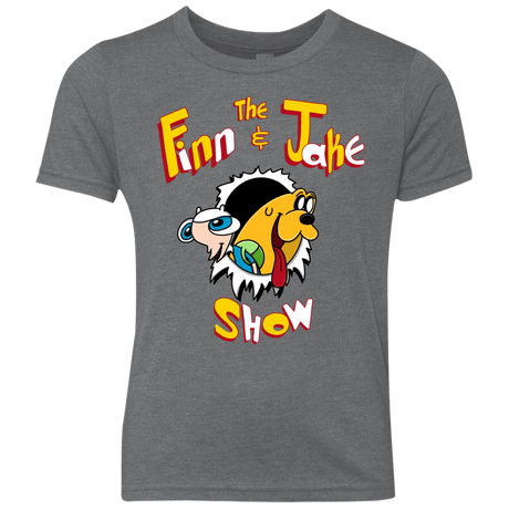 The Finn and Jake Show Youth Triblend T-Shirt