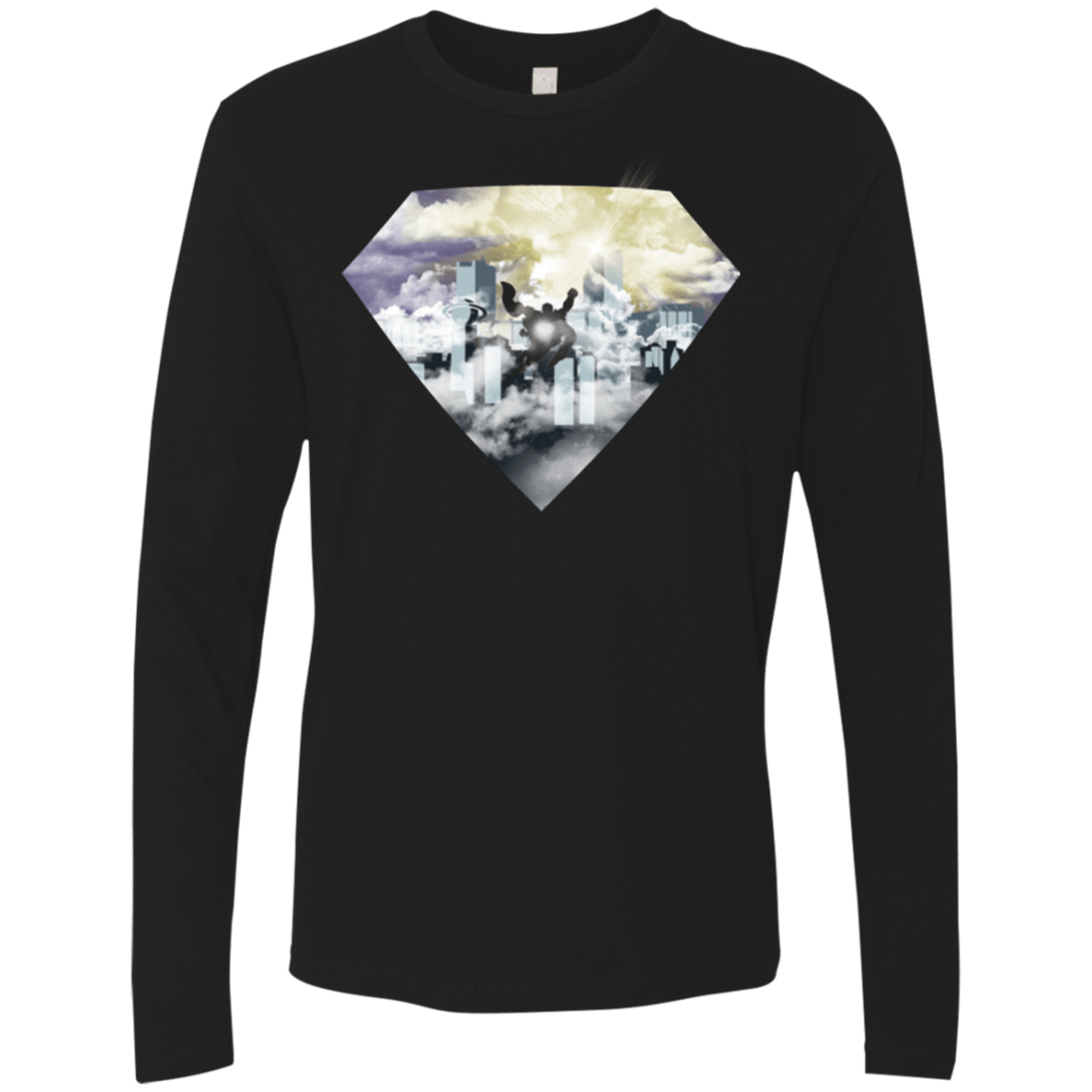 T-Shirts Black / Small The First Hero Men's Premium Long Sleeve
