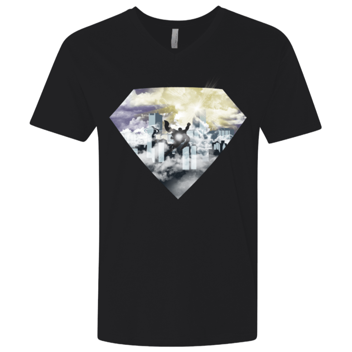 T-Shirts Black / X-Small The First Hero Men's Premium V-Neck