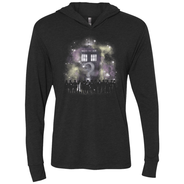 T-Shirts Vintage Black / X-Small THE FIRST QUESTION Triblend Long Sleeve Hoodie Tee