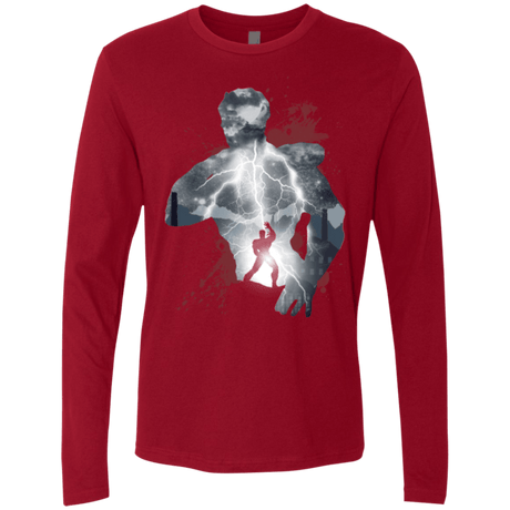 T-Shirts Cardinal / Small The Fist Men's Premium Long Sleeve