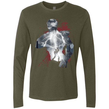 T-Shirts Military Green / Small The Fist Men's Premium Long Sleeve