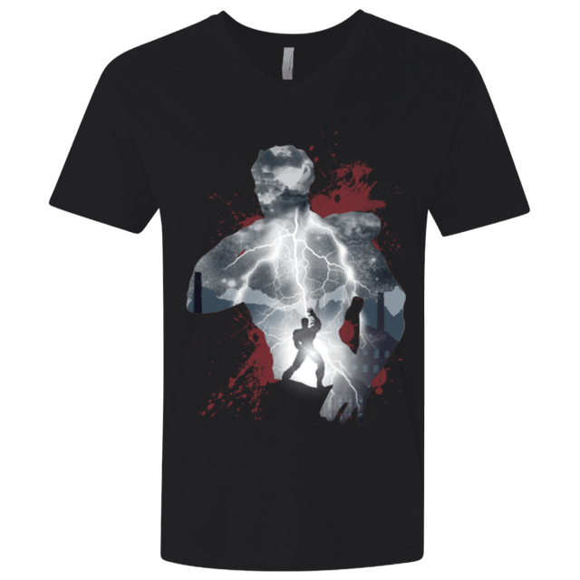 T-Shirts Black / X-Small The Fist Men's Premium V-Neck