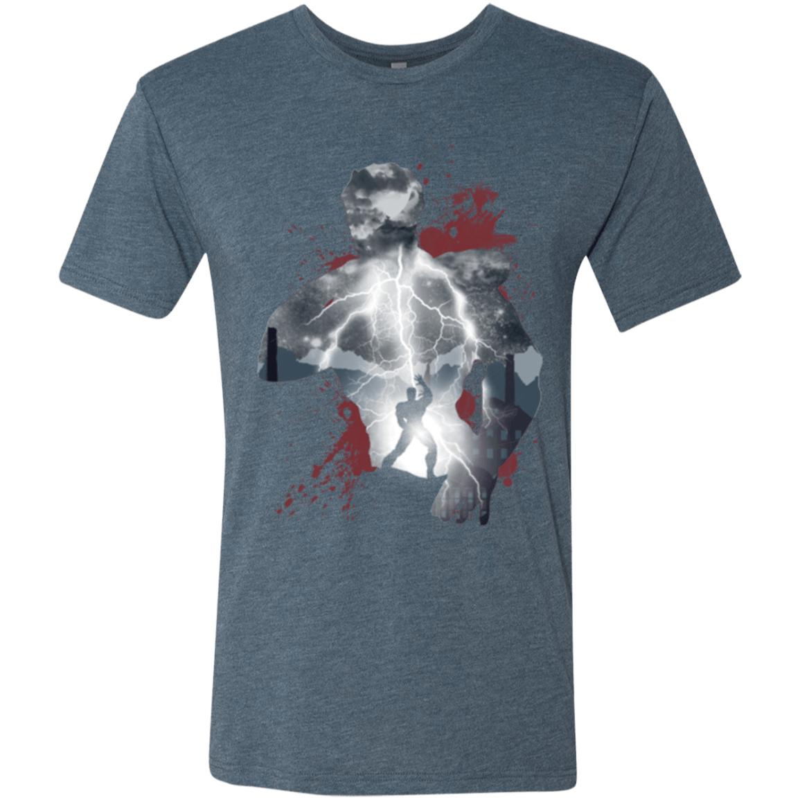 T-Shirts Indigo / Small The Fist Men's Triblend T-Shirt