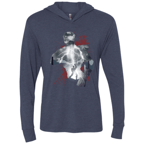 T-Shirts Vintage Navy / X-Small The Fist Triblend Long Sleeve Hoodie Tee