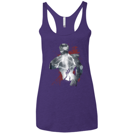 T-Shirts Purple / X-Small The Fist Women's Triblend Racerback Tank