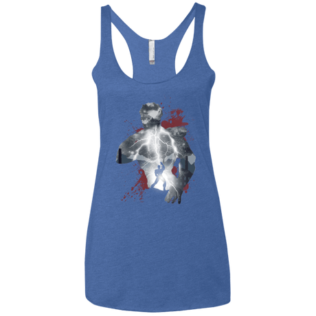 T-Shirts Vintage Royal / X-Small The Fist Women's Triblend Racerback Tank