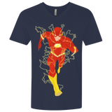 T-Shirts Midnight Navy / X-Small The Flash Men's Premium V-Neck