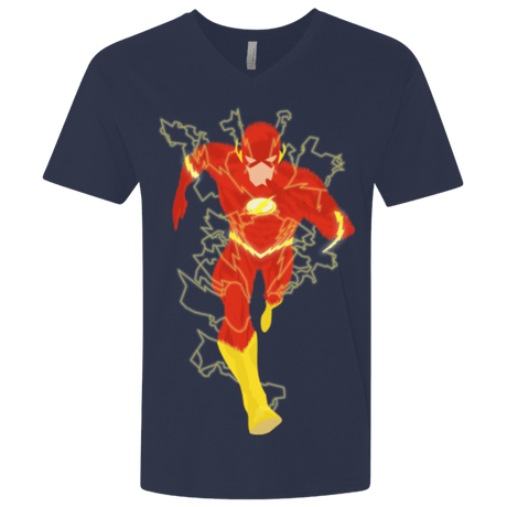 T-Shirts Midnight Navy / X-Small The Flash Men's Premium V-Neck