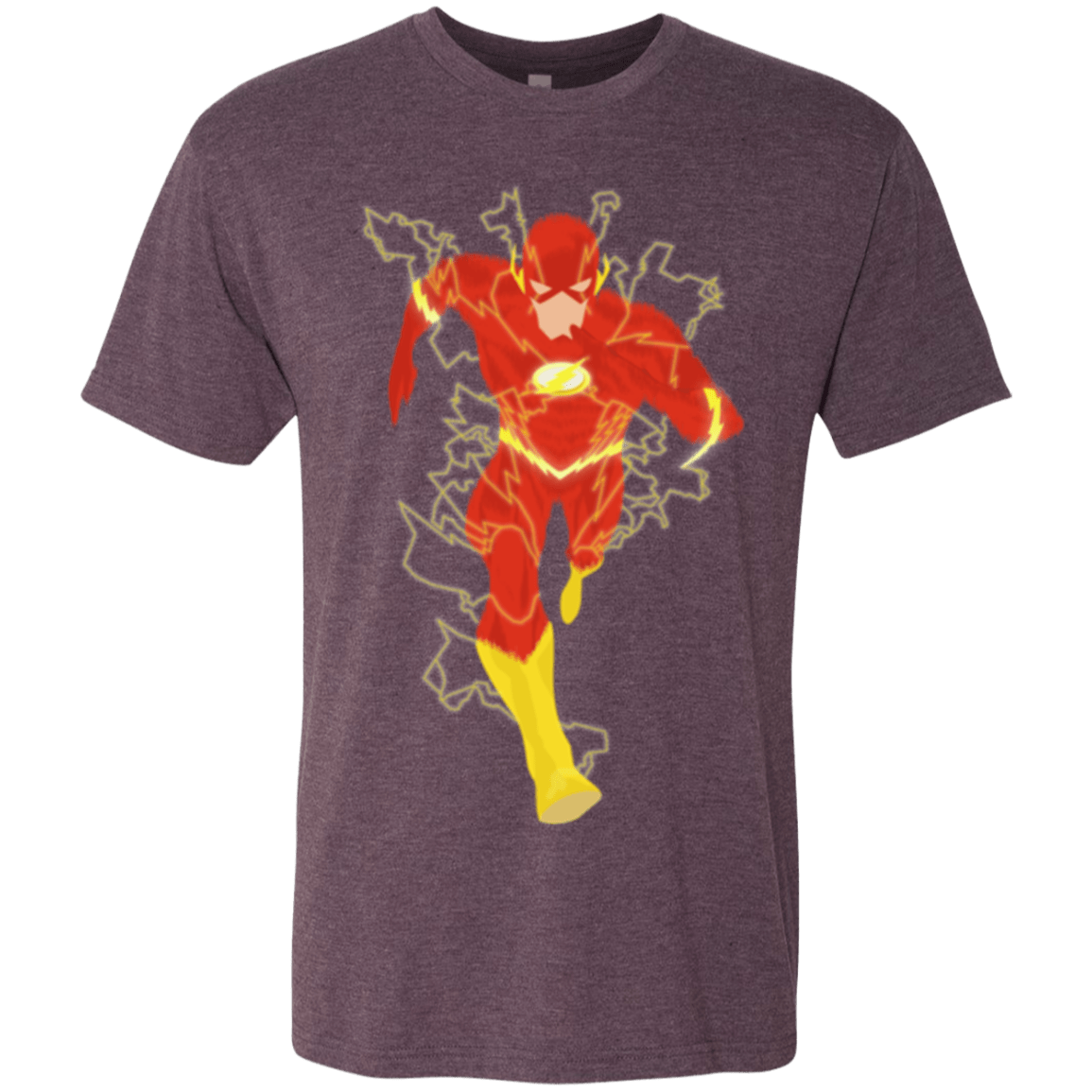T-Shirts Vintage Purple / Small The Flash Men's Triblend T-Shirt