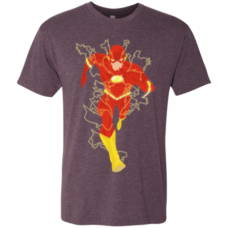 T-Shirts Vintage Purple / Small The Flash Men's Triblend T-Shirt