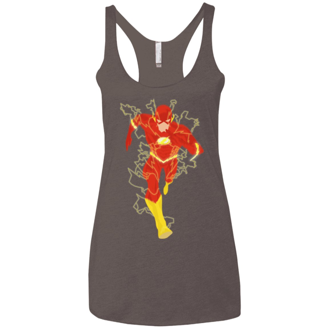 T-Shirts Macchiato / X-Small The Flash Women's Triblend Racerback Tank