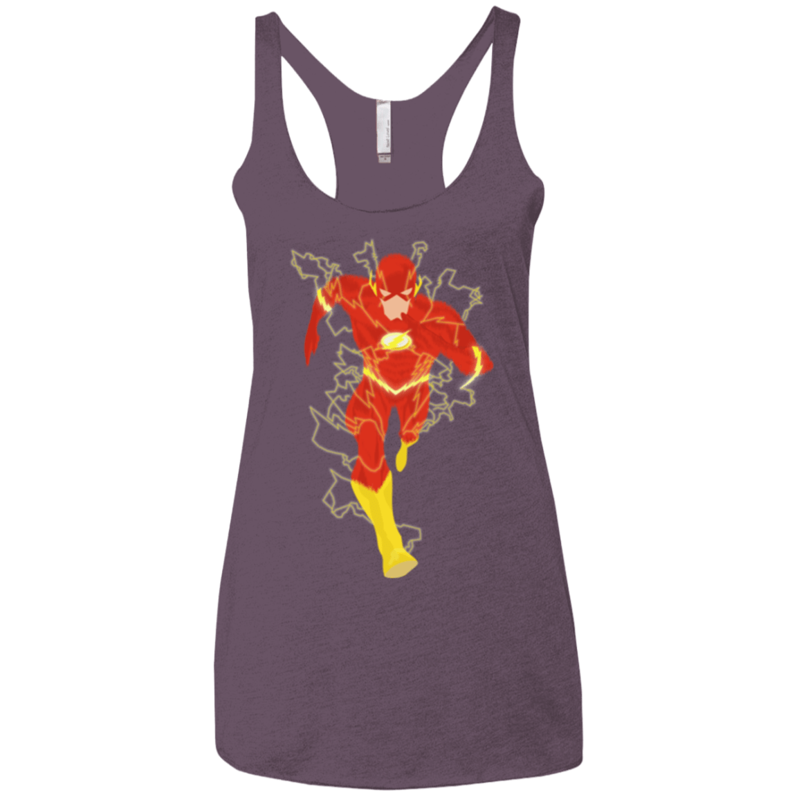 T-Shirts Vintage Purple / X-Small The Flash Women's Triblend Racerback Tank