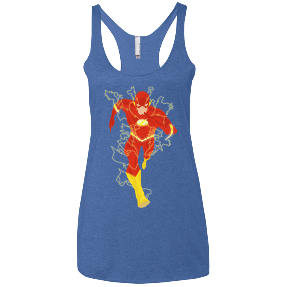 T-Shirts Vintage Royal / X-Small The Flash Women's Triblend Racerback Tank