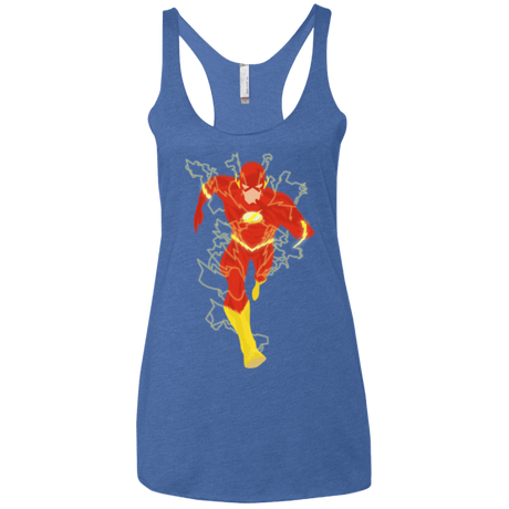 T-Shirts Vintage Royal / X-Small The Flash Women's Triblend Racerback Tank