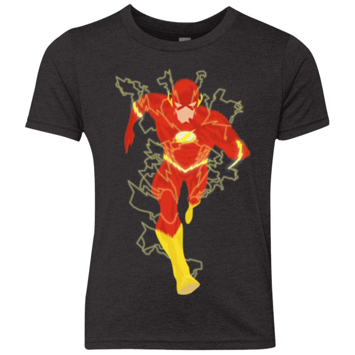 T-Shirts Vintage Black / YXS The Flash Youth Triblend T-Shirt