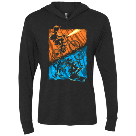 T-Shirts Vintage Black / X-Small The Flea and The Acrobat Triblend Long Sleeve Hoodie Tee