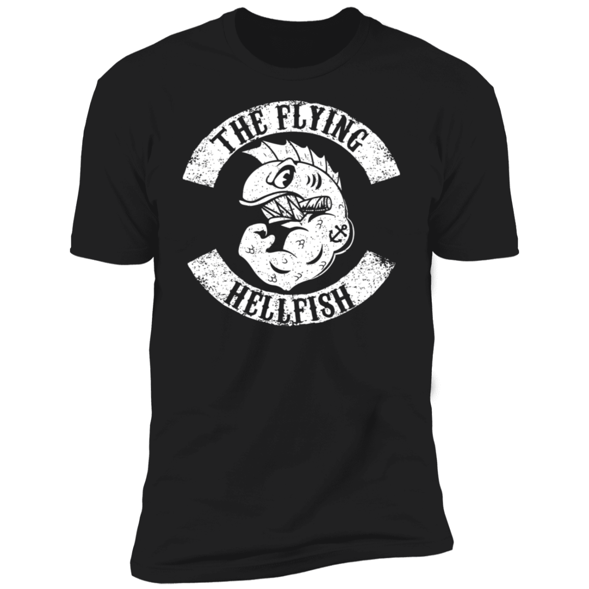 T-Shirts Black / X-Small The Flying Hellfish Men's Premium T-Shirt