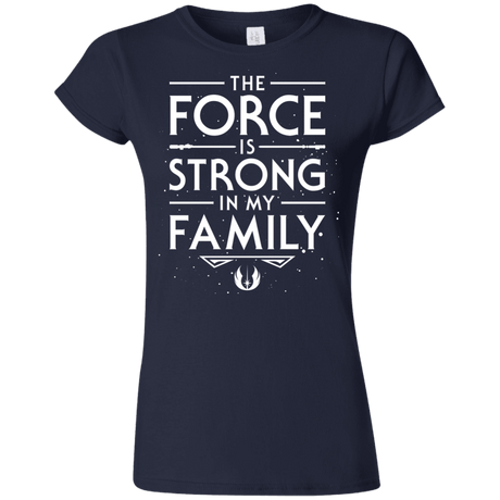 The Force is Strong in my Family Junior Slimmer-Fit T-Shirt