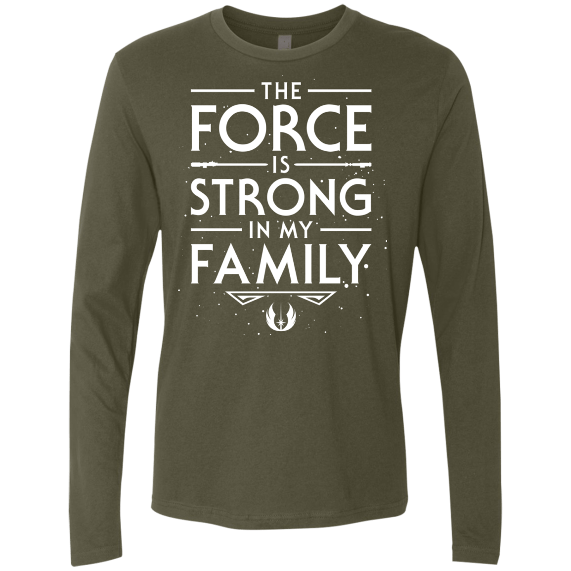 The Force is Strong in my Family Men's Premium Long Sleeve