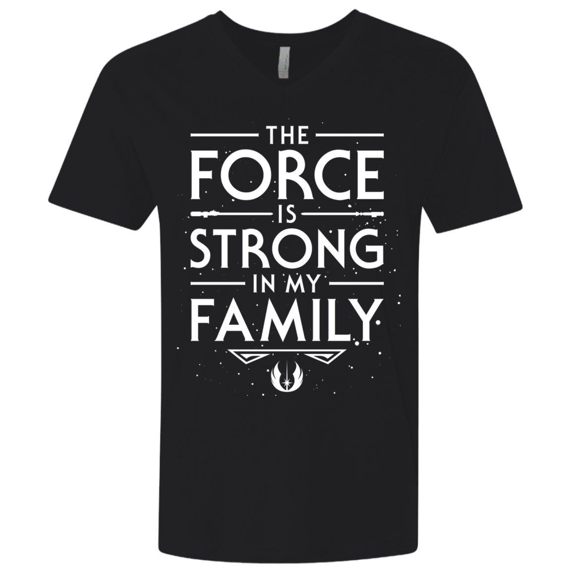 The Force is Strong in my Family Men's Premium V-Neck