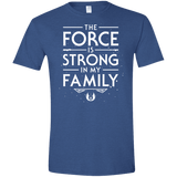 The Force is Strong in my Family Men's Semi-Fitted Softstyle