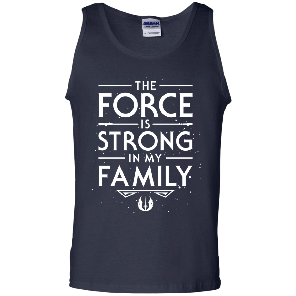 T-Shirts Navy / S The Force is Strong in my Family Men's Tank Top